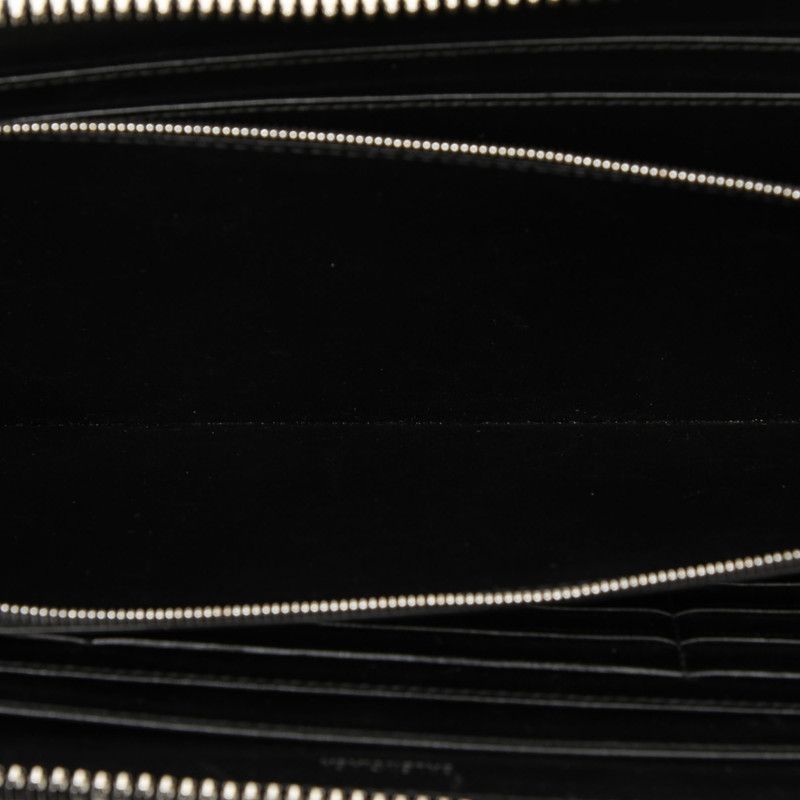 Balenciaga Leash Clutch Black Leather