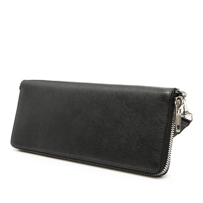 Balenciaga Leash Clutch Black Leather