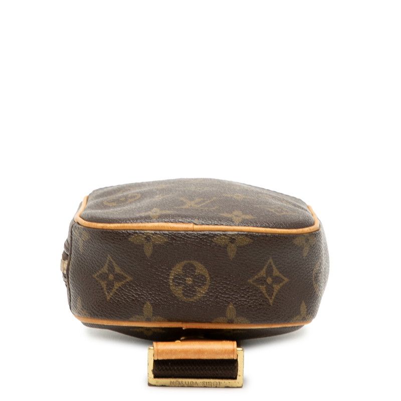 Louis Vuitton Monogram Pochette Gange Belt Bag Brown