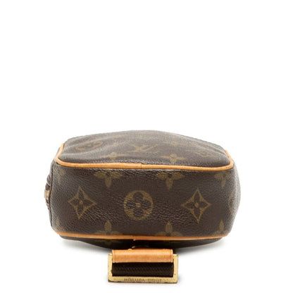 Louis Vuitton Monogram Pochette Gange Belt Bag Brown