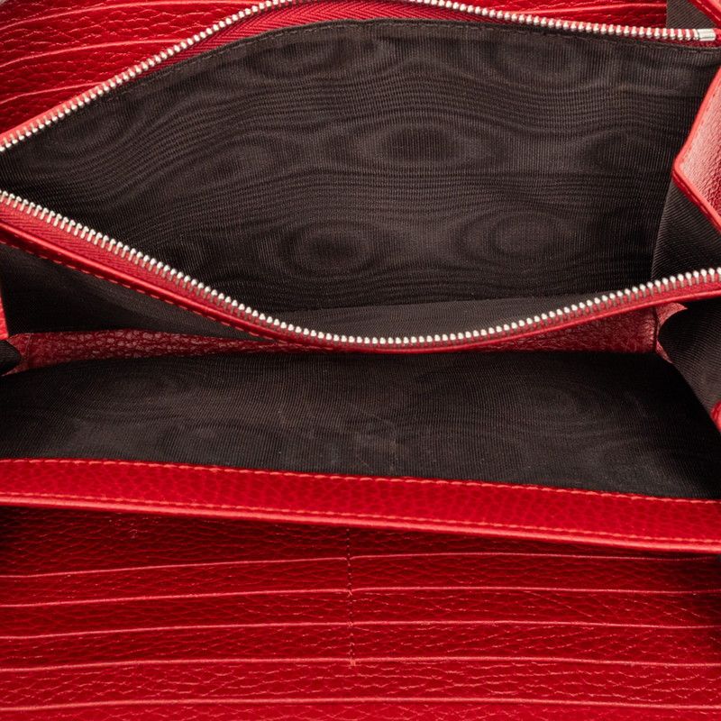 Gucci Dionysus Chain Wallet Shoulder Bag Red Leather