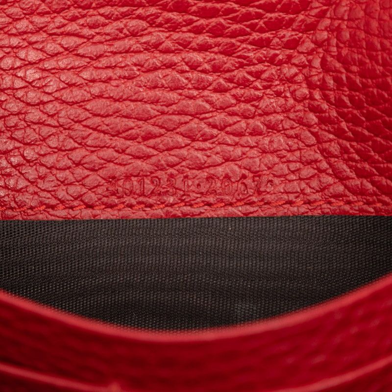 Gucci Dionysus Chain Wallet Shoulder Bag Red Leather