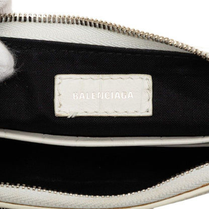 Balenciaga l Mini XS Chain Shoulder Bag 2-Way White Leather