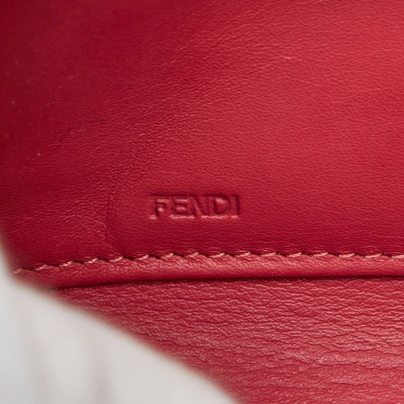 Fendi Zip Around Wallet Pink Leather