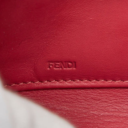 Fendi Zip Around Wallet Pink Leather