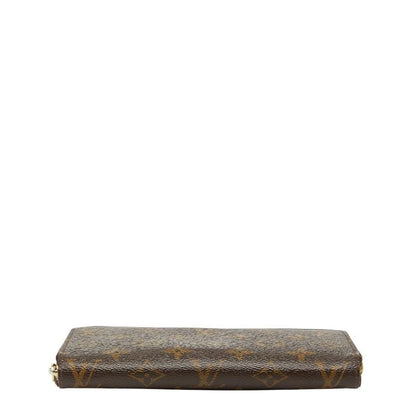 Louis Vuitton Monogram Zippy Wallet Zip Around Brown