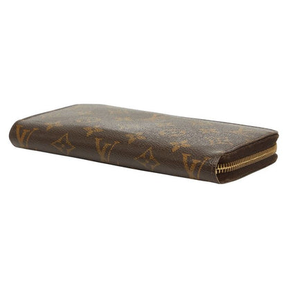 Louis Vuitton Monogram Zippy Wallet Zip Around Brown