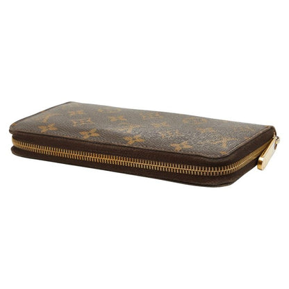 Louis Vuitton Monogram Zippy Wallet Zip Around Brown