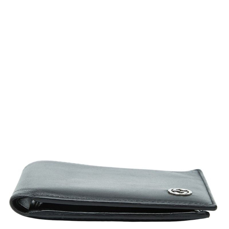 Gucci Interlocking Black Leather