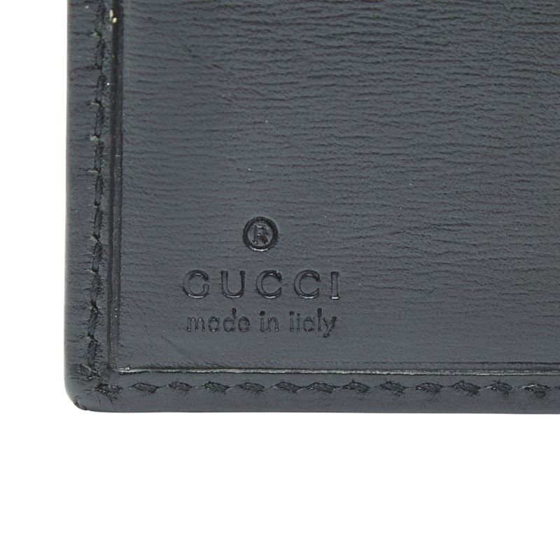 Gucci Interlocking Black Leather