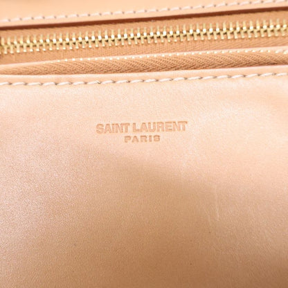 Saint Laurent Paris Leather Pouch Cross ) Cream