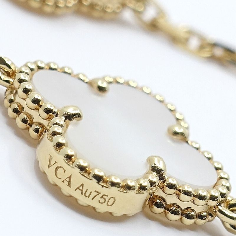 Van Cleef & Arpels Bracelet Vintage Alhambra Mop 5 Motifs