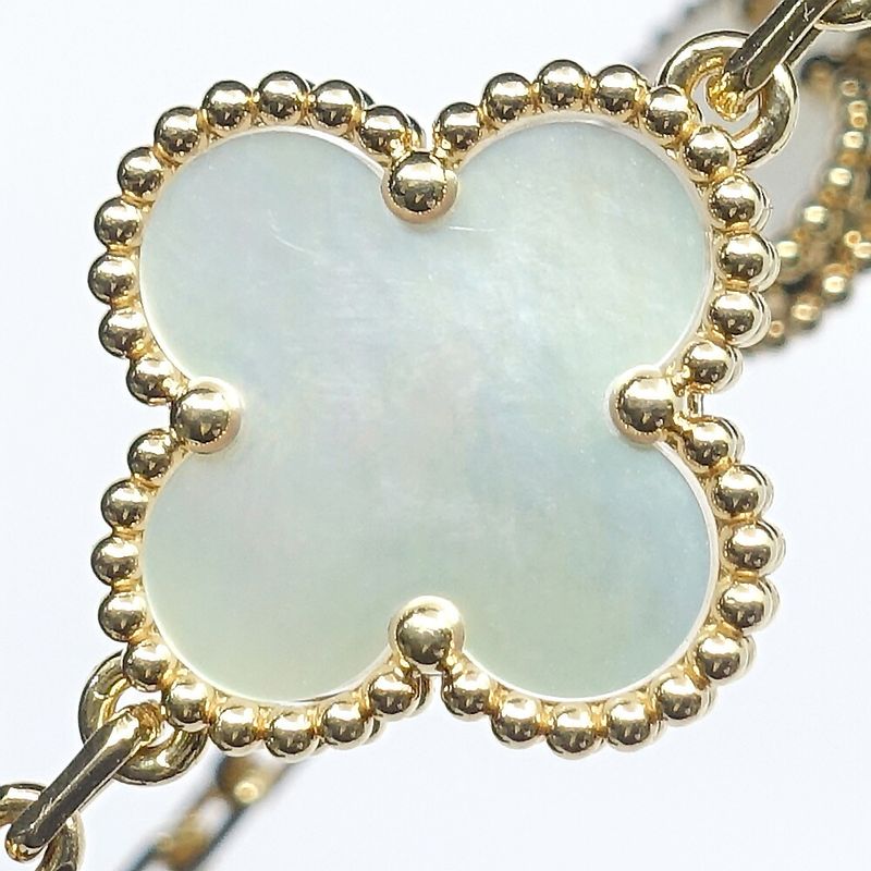 Van Cleef & Arpels Bracelet Vintage Alhambra Mop 5 Motifs