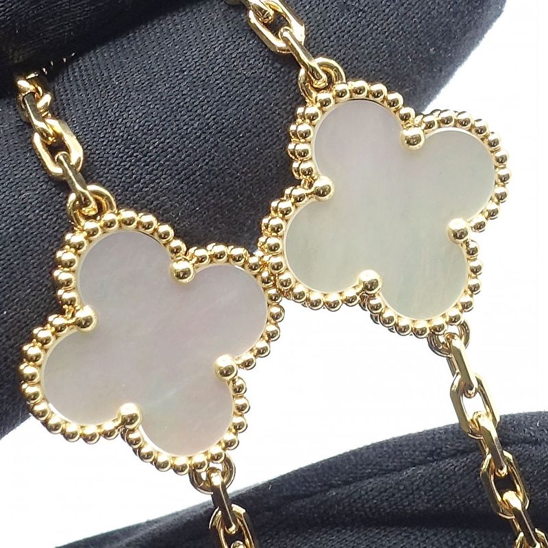 Van Cleef & Arpels Bracelet Vintage Alhambra Mop 5 Motifs