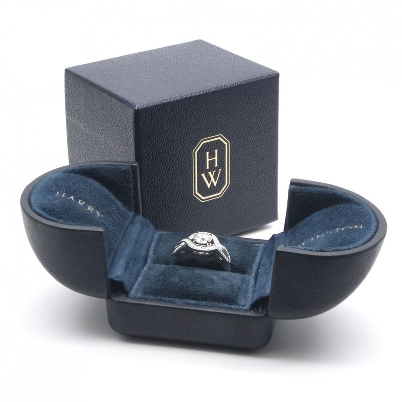 Harry Winston Lily Cluster Star Engagement Ring Bye