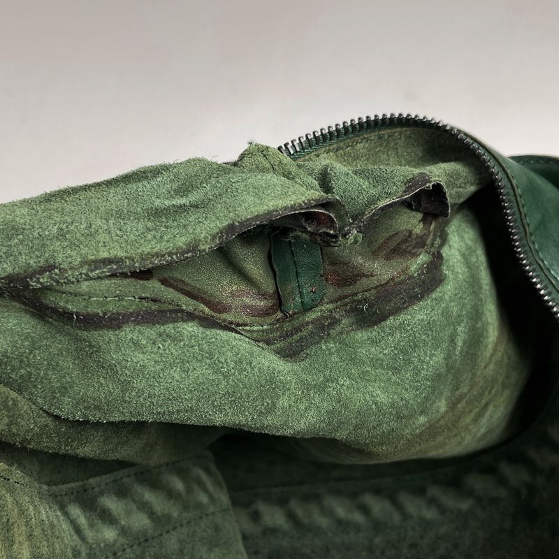 Bottega Veneta Intrecciato Tote Leather Green