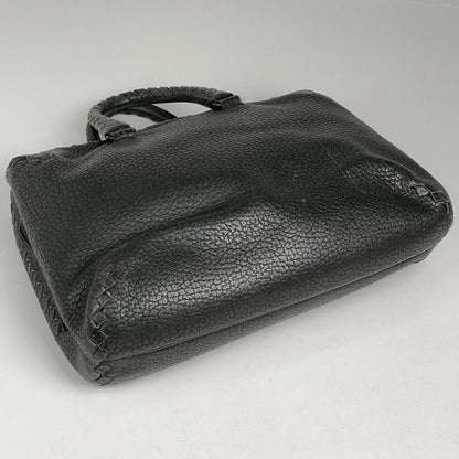 Bottega Veneta Intrecciato Handbag Khaki Leather Green