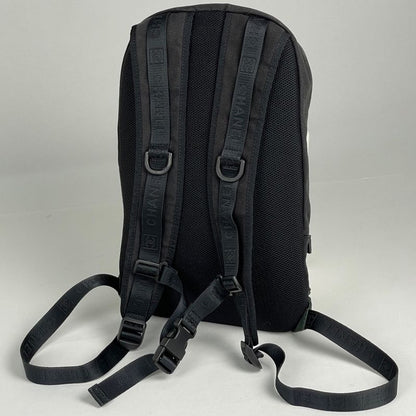 Chanel Sportsline Backpack CC Logo Canvas Black Green