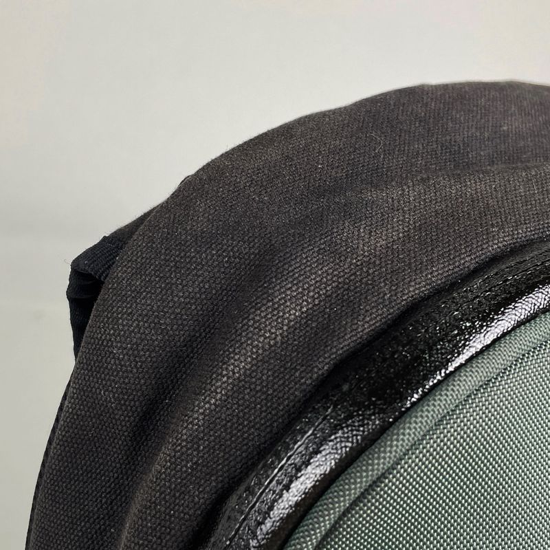 Chanel Sportsline Backpack CC Logo Canvas Black Green