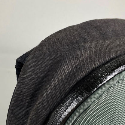 Chanel Sportsline Backpack CC Logo Canvas Black Green