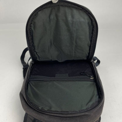 Chanel Sportsline Backpack CC Logo Canvas Black Green