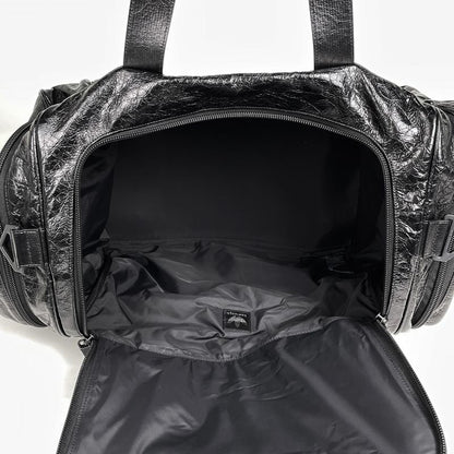 Balenciaga Logo Boston Bag Adidas Gym 2-Way Leather