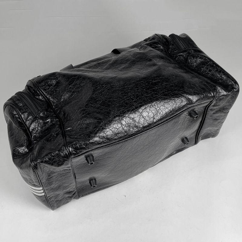 Balenciaga Logo Boston Bag Adidas Gym 2-Way Leather