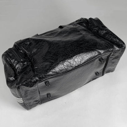 Balenciaga Logo Boston Bag Adidas Gym 2-Way Leather