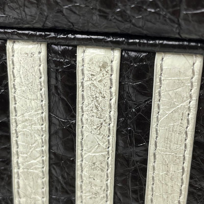 Balenciaga Logo Boston Bag Adidas Gym 2-Way Leather