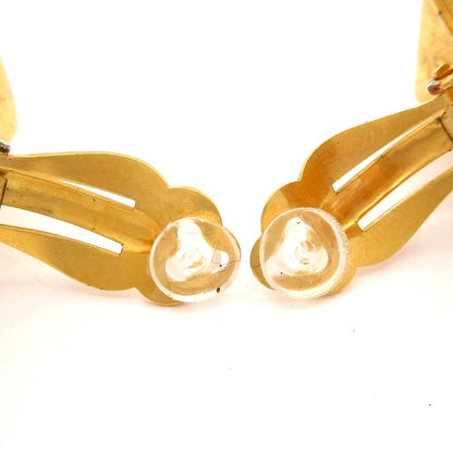 Chanel Earrings Gold Cross