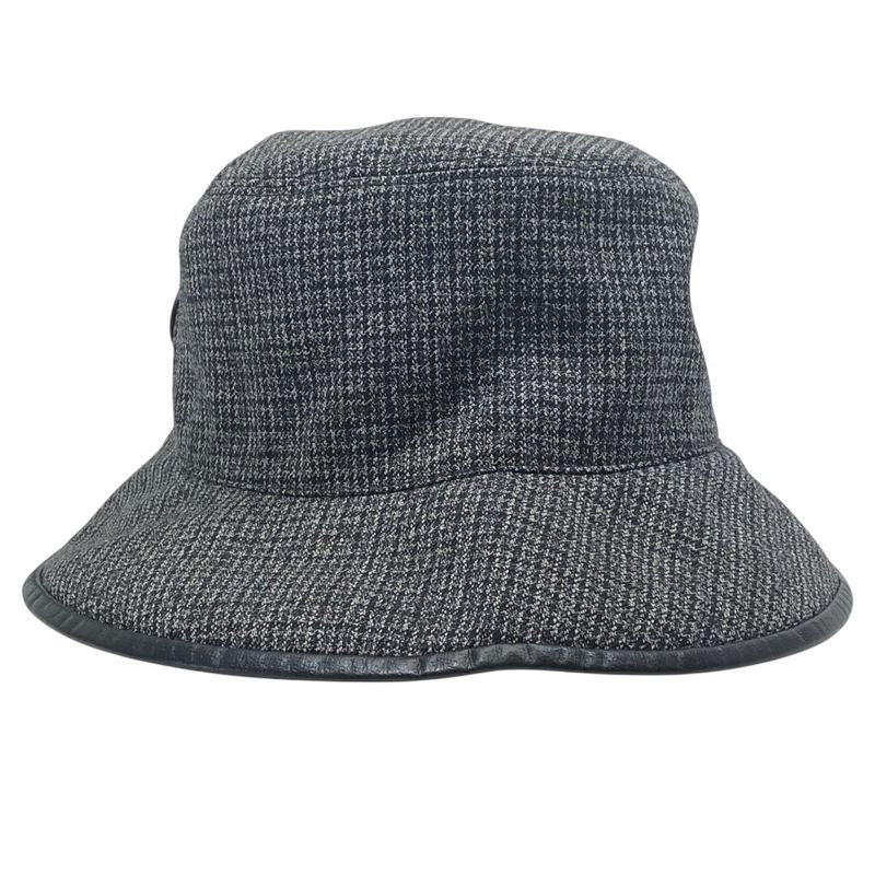 Gucci GG Plaid Reversible Bucket Hat Black Street Casual Trend