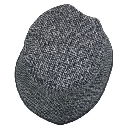 Gucci GG Plaid Reversible Bucket Hat Black Street Casual Trend