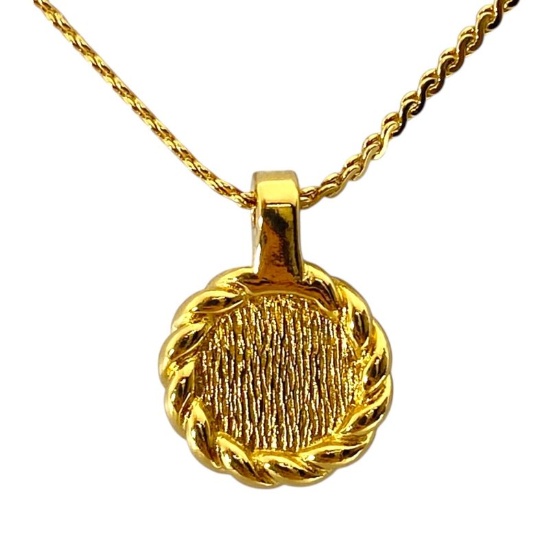 Dior Logo Necklace CD Gold Plated Gold Color