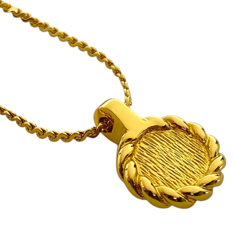 Dior Logo Necklace CD Gold Plated Gold Color