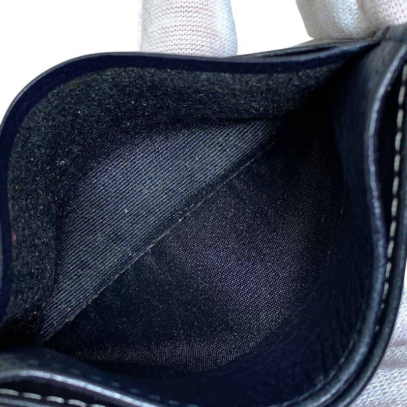 Loewe Card Case Logo Anagram Leather Black