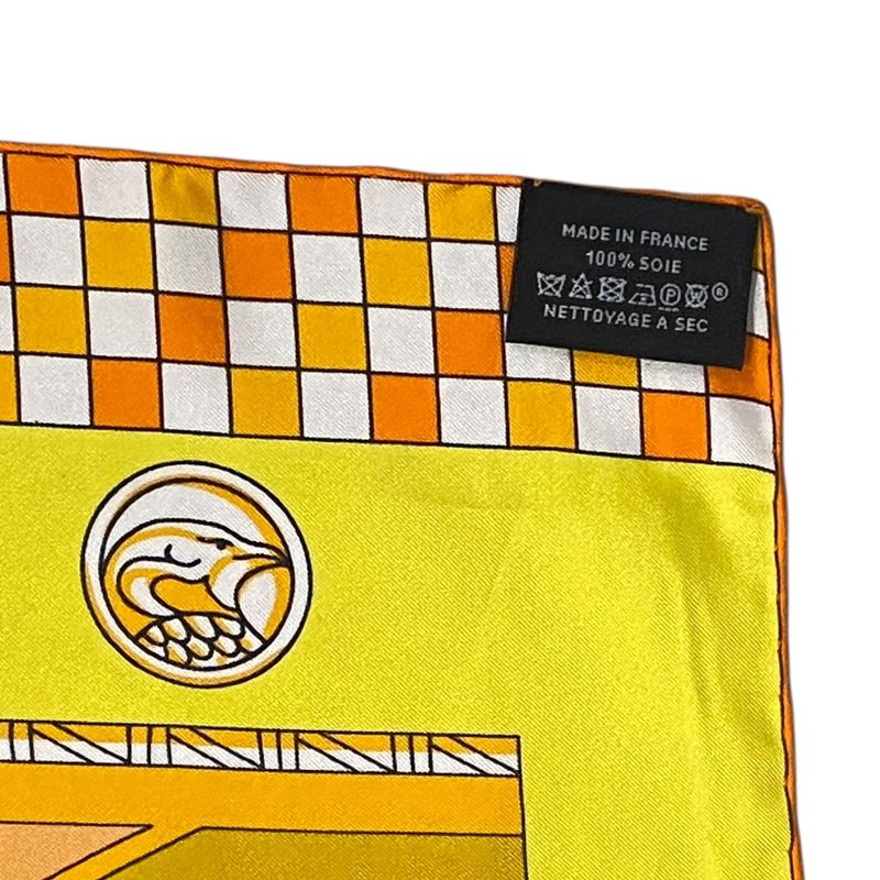 Hermes Scarf Carre 140 Large Shawl Harnais Francais en Sequences Horse Tack