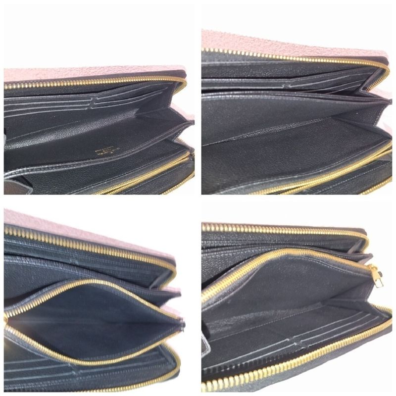 Louis Vuitton Zippy Wallet Monogram Empreinte Noir Black