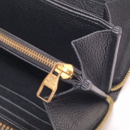 Louis Vuitton Zippy Wallet Monogram Empreinte Noir Black