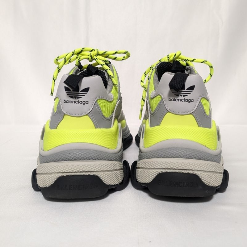 Balenciaga Adidas Collaboration Mesh Yellow Gray Handbag