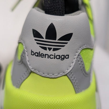 Balenciaga Adidas Collaboration Mesh Yellow Gray Handbag