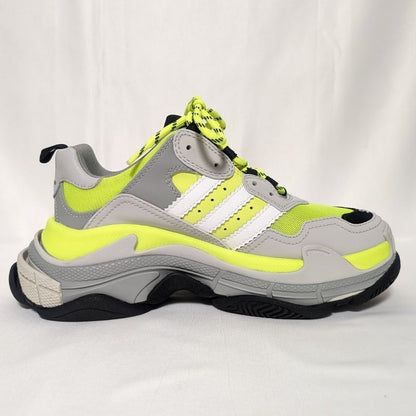 Balenciaga Adidas Collaboration Mesh Yellow Gray Handbag