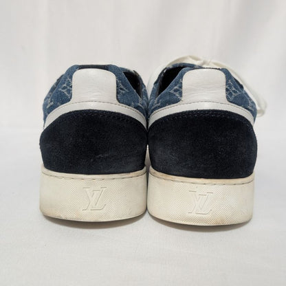 Louis Vuitton Monogram Denim Suede Blue Sneakers