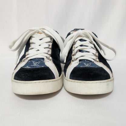 Louis Vuitton Monogram Denim Suede Blue Sneakers