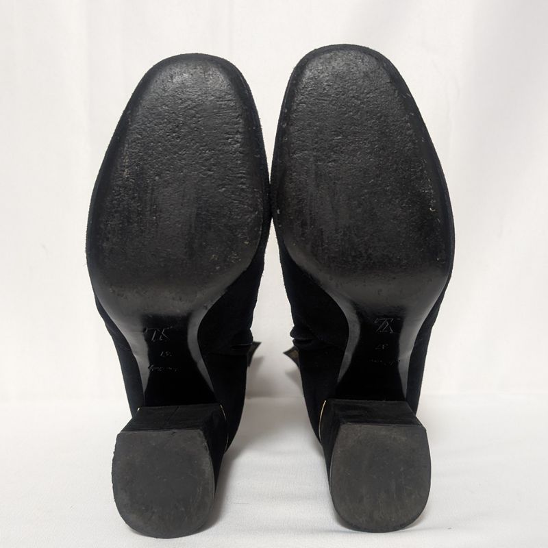 Louis Vuitton Skyline Ankle Boots Suede Black