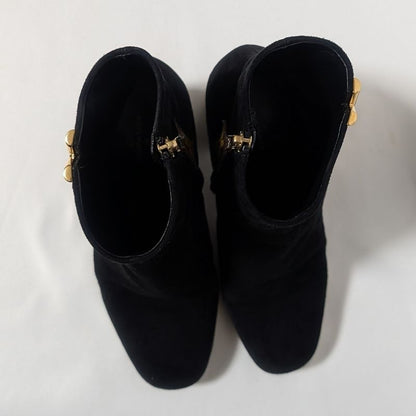 Louis Vuitton Skyline Ankle Boots Suede Black