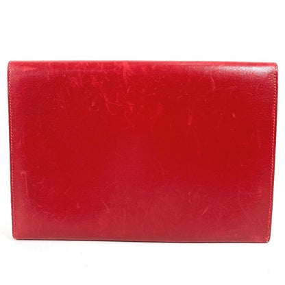 Hermes Second Bag Pochette Rio Leather Red