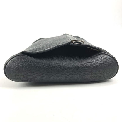 Hermes Clutch Equi Leather Black X