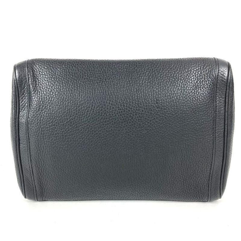 Hermes Clutch Equi Leather Black X