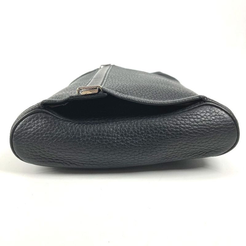 Hermes Clutch Equi Leather Black X