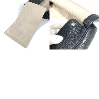 Hermes Clutch Equi Leather Black X